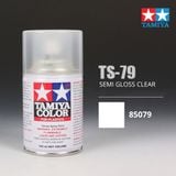  Sơn xịt mô hình Tamiya 85079 TS-79 Semi Gloss Clear 