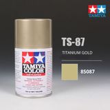  Sơn xịt mô hình Tamiya 85087 TS-87 Titanium Gold 