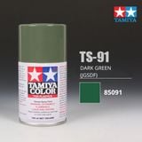  Sơn xịt mô hình Tamiya 85091 TS-91 Dark Green JGSDF 