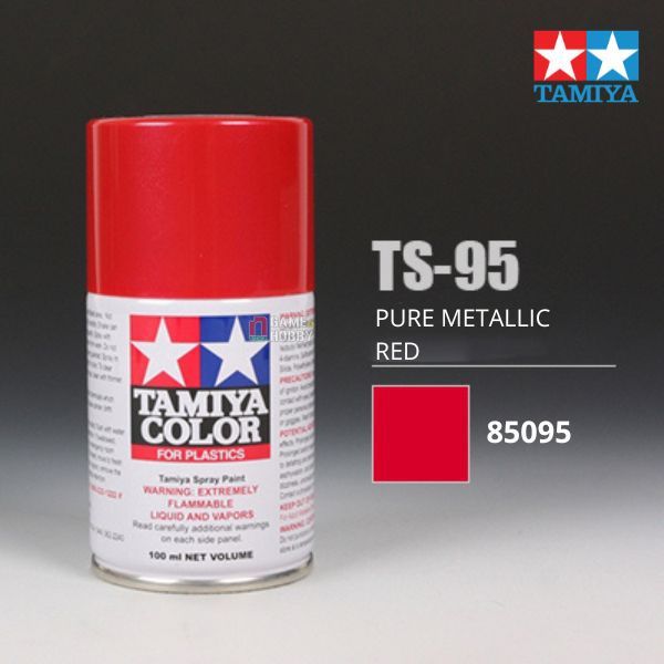  Sơn xịt mô hình Tamiya 85095 TS-95 Pure Metallic Red 