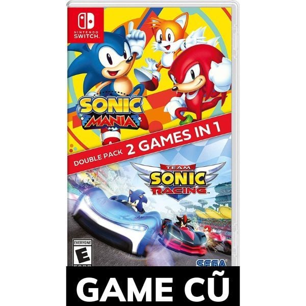 game Sonic Mania + Team Sonic Racing Double Pack Nintendo Switch SECOND-HAND giá rẻ