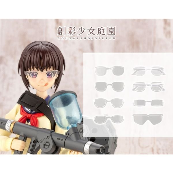 phụ kiện mô hình Sousai Shojo Teien After School Glasses Set Kotobukiya chính hãng