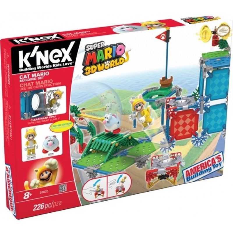  K'NEX SUPER MARIO 3D WORLD | CAT MARIO BUILDING SET 