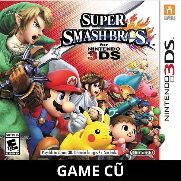  075 - SUPER SMASH BROS 3DS cho 2DS & 3DS [Game cũ] 