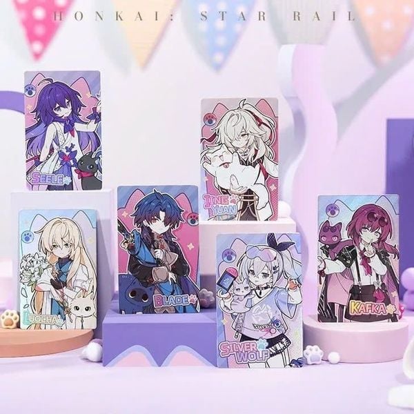  Thẻ bo góc sưu tập Honkai Star Rail Tiny Cats NH02 