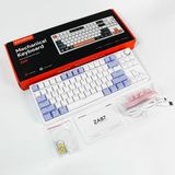  Bàn phím cơ có dây Zifriend ZA87 Purple Hot Swap 