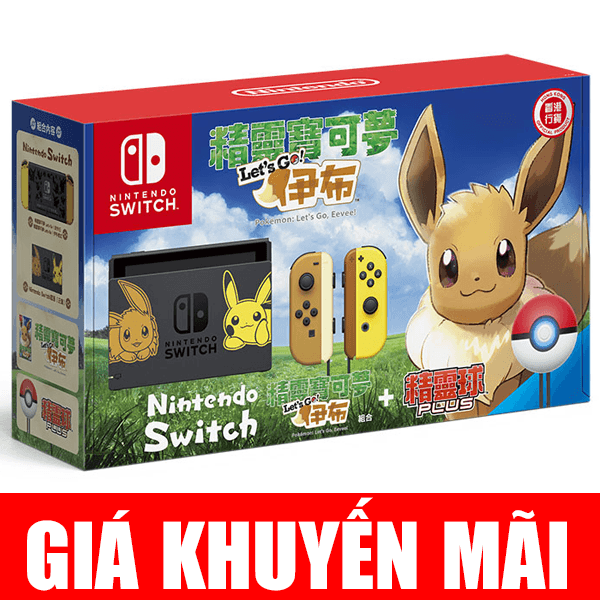 Máy Nintendo Switch Eevee Limited Edition Game & Hobby