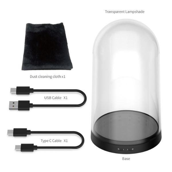 Hộp Trưng Mô Hình Đế LED Tròn DOBE TY-3803S Phù Hợp Với Mọi Loại Mô Hình