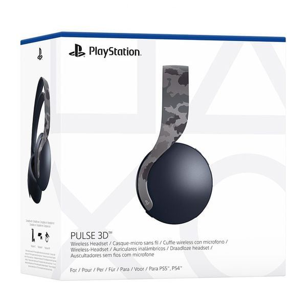  Tai nghe PS5 PULSE 3D Wireless Headset Gray Camouflage chính hãng Sony Việt Nam 