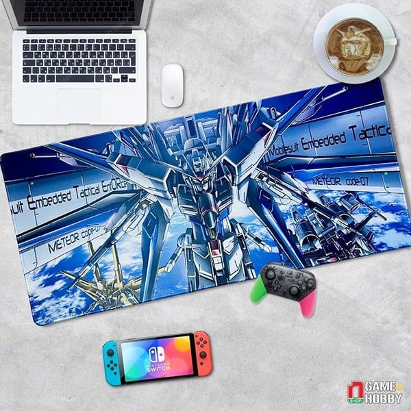  Lót chuột chơi game in hình Mobile Suit Gundam Strike Freedom 