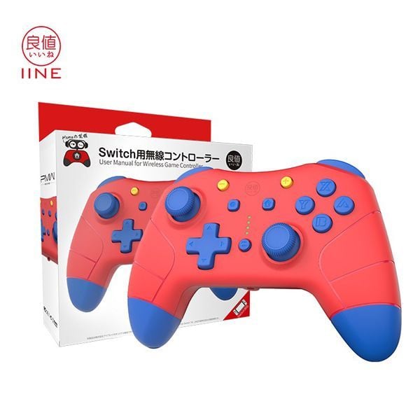 Tay cầm IINE Pro Controller cho Nintendo Switch Mario chính hãng phân phối