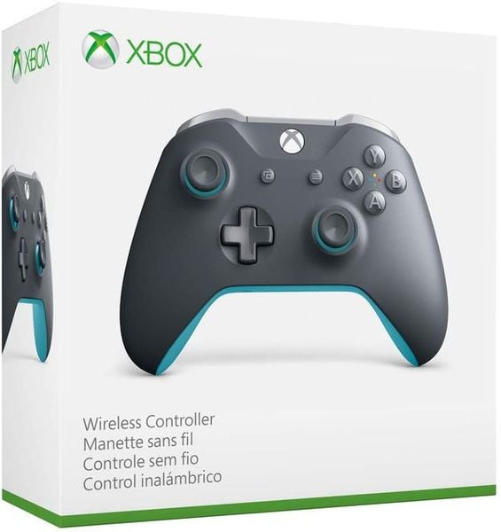 Tay cầm Xbox One Wireless Controller - Grey / Blue chính hãng