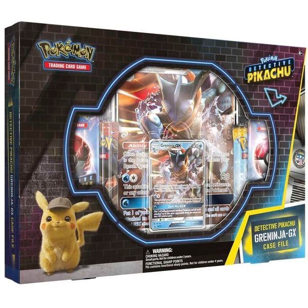 Thẻ bài Pokemon Detective Pikachu Greninja-GX Case File chính hãng tại nShop