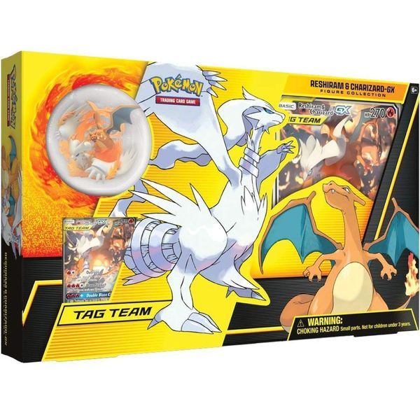 Thẻ Bài Pokemon Reshiram & Charizard-GX Figure Collection siêu đẹp