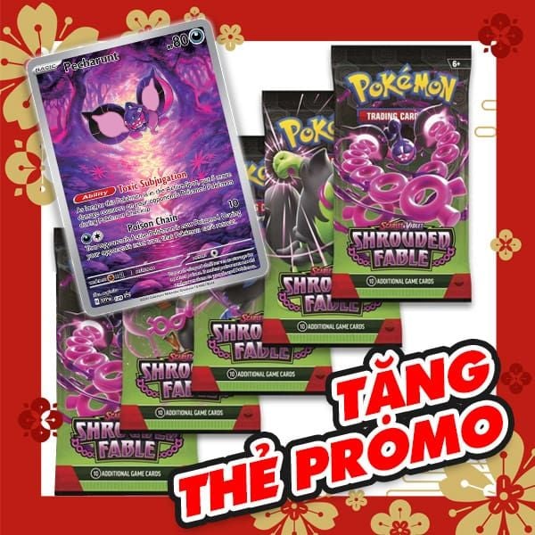  PP53 Thẻ bài Pokemon TCG Shrouded Fable Booster Pack 