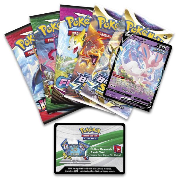  PT81 - Thẻ bài Pokemon TCG V Heroes Tin Sylveon V 