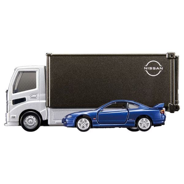  Tomica Premium Tomica Transporter Truck And Nissan Silvia S15 