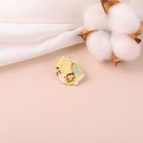  Pin kim loại logo cài áo chibi Dragonite & Pikachu 