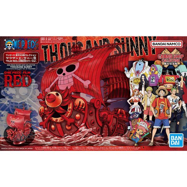 Thousand Sunny One Piece Film Red ver. One Piece Grand Ship Collection chính hãng Bandai