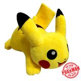  Thú bông Pokemon Pikachu nằm thư giãn 30cm - Đồ chơi Pokemon chính hãng 