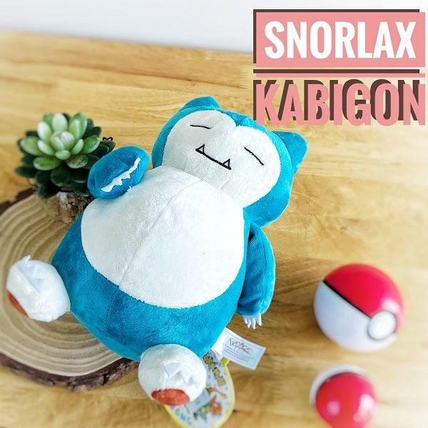  Thú bông Pokemon Snorlax - Kabigon 24cm - Đồ chơi Pokemon chính hãng 