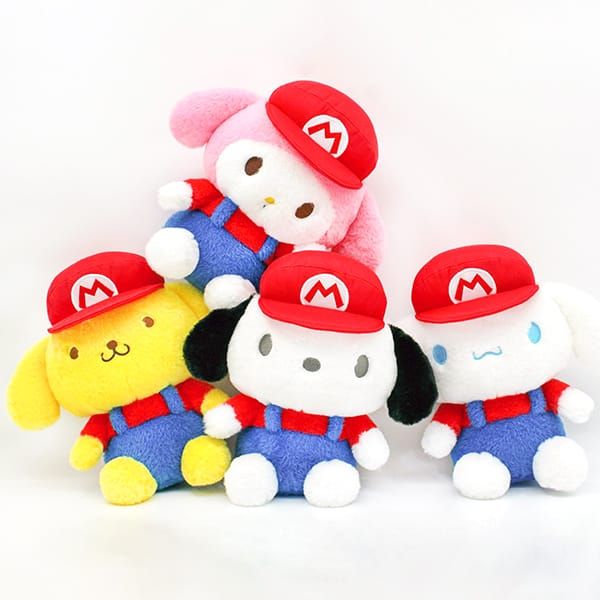  Thú bông Sanrio đội nón Super Mario 