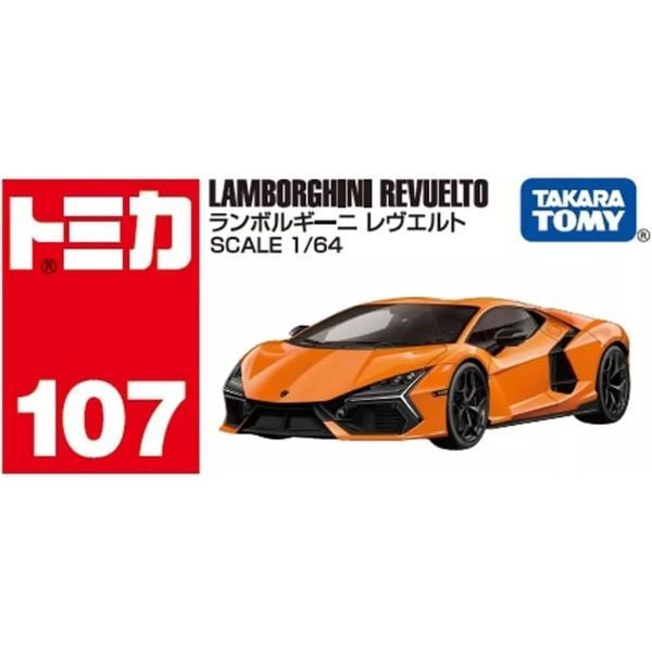 Mô hình Tomica No. 107 Lamborghini Revuelto được trẻ em Nhật Bản yêu thích