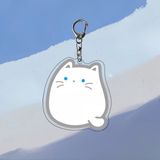  Móc khóa mica Mèo Mập Cute 