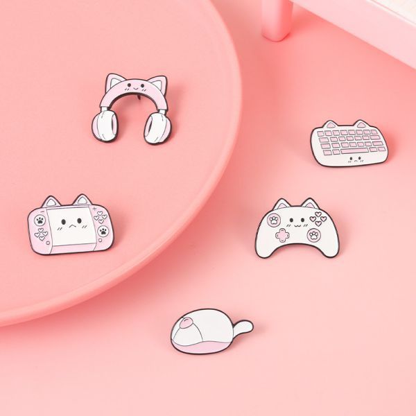  Huy hiệu kim loại Phụ kiện Gaming Neko Gear 