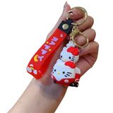  Móc khóa figure nhân vật Sanrio lái xe 