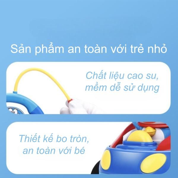  Xe điều khiển từ xa Doraemon Red pin sạc 