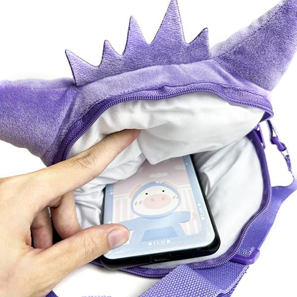 Túi đeo thú bông Pokemon Gengar - Banpresto Plush Shoulder Bag