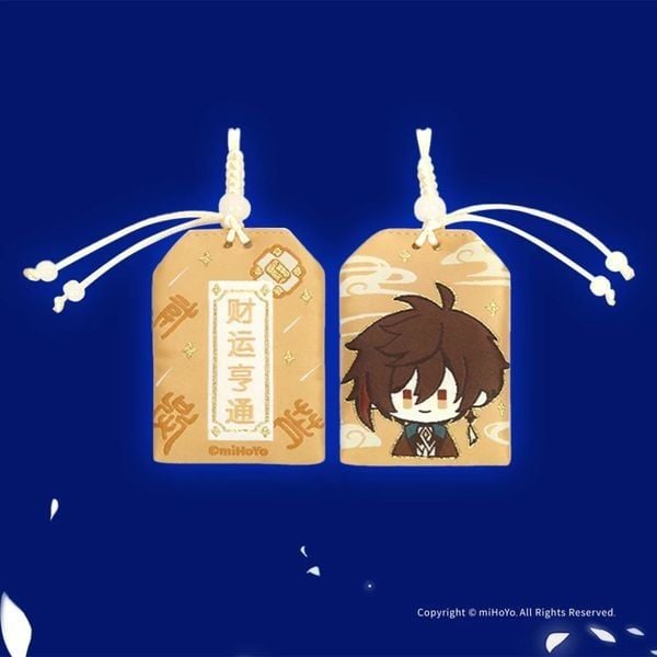  Móc khóa Genshin Impact Omamori Bùa May Mắn NG12 