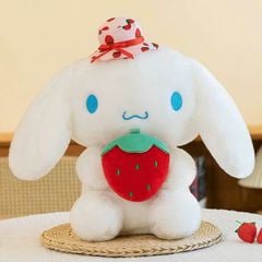 Gấu Bông Sanrio Cinnamoroll ôm dâu 35cm