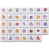  Set 34 nút Keycap Pokemon Pixel Retro Art cho phím cơ 