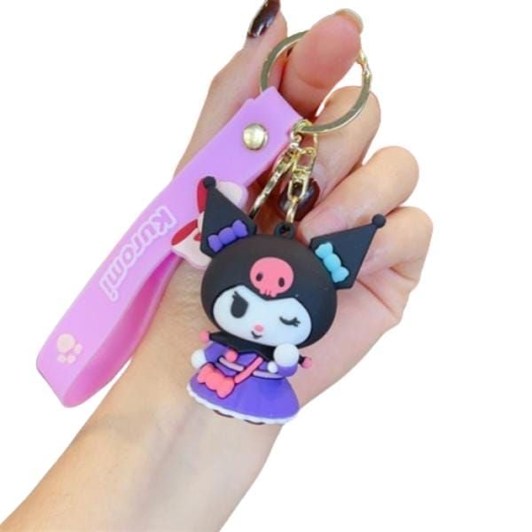 Móc khóa figure Sanrio Kuromi keychain giao hỏa tốc 1 tiếng nội thành Sài Gòn Hà Nội