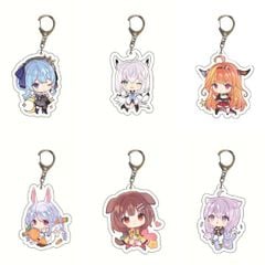 Móc khóa nhựa acrylic VTuber Hololive Production