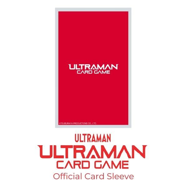  Ultraman Card Game Official Card Sleeves Red 