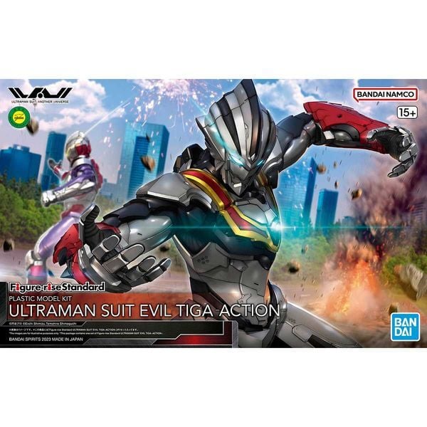 mô hình Ultraman Suit Evil Tiga Action - Figure-rise Standard chính hãng
