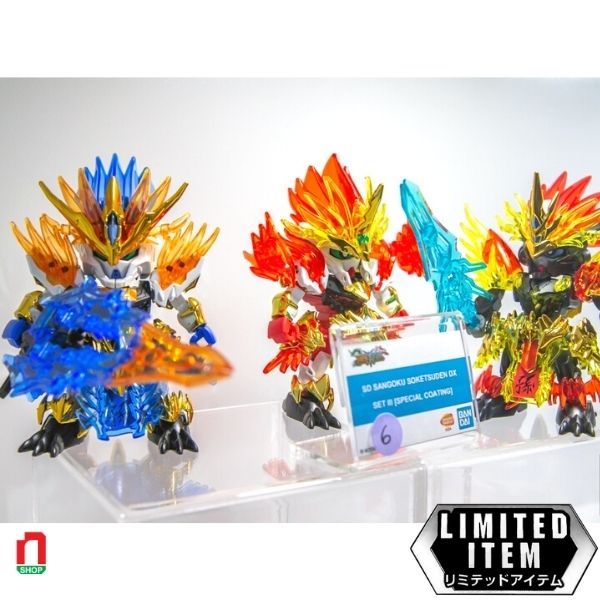 Mô hình Limited SD Gundam Sangoku Soketsuden DX Set III chính hãng Bandai
