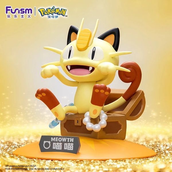  Funism Pokemon Prime Figure Mini Meowth - Mô hình chính hãng 