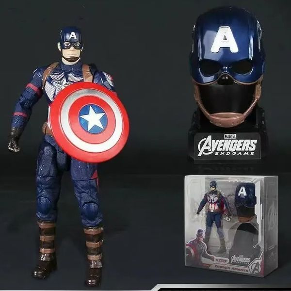 Mô hình đồ chơi siêu anh hùng Avenger Captain America 