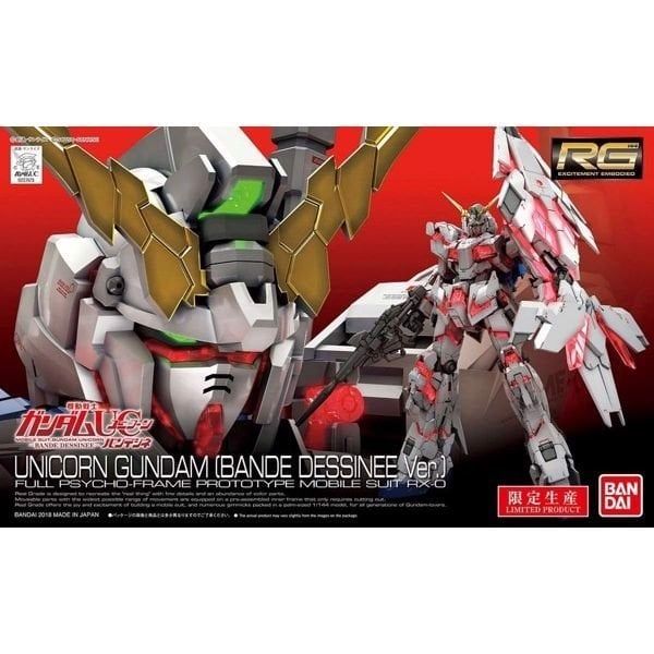  Unicorn Gundam Bande Dessinee Ver. - RG - 1/144 - Mô hình Gundam chính hãng Bandai 