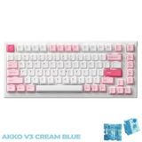  Bàn phím cơ MonsGeek MG75 Prunus Lannesiana - White LED / AKKO Switch V3 Cream Blue / PBT Double-Shot 