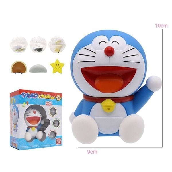  Doraemon Doll Collection Set 01 - Bandai 