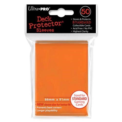  DECK PROTECTOR SLEEVES STANDARD (ORANGE) 