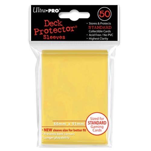  DECK PROTECTOR SLEEVES STANDARD (YELLOW) 