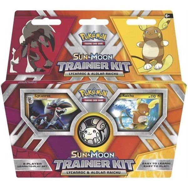 PD42 - SUN & MOON TRAINER KIT: ALOLAN RAICHU & LYCANROC (POKÉMON TRADING CARD GAME)