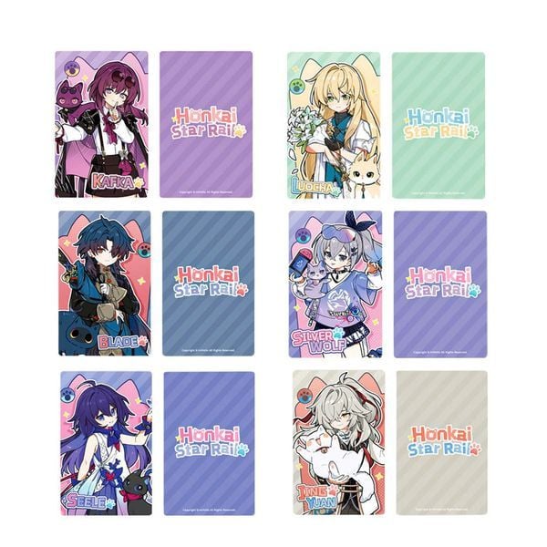  Thẻ bo góc sưu tập Honkai Star Rail Tiny Cats NH02 