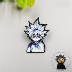 Huy hiệu Pin cài kim loại Hunter x Hunter Killua